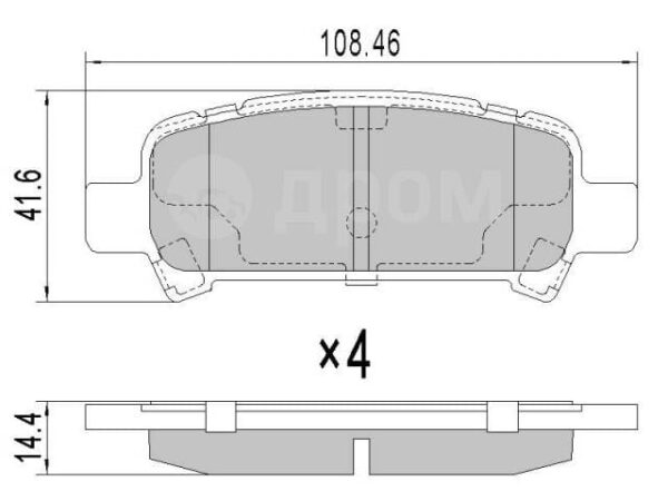 արգելակման կոճղակներ Just drive JBP-0119 - Image 2