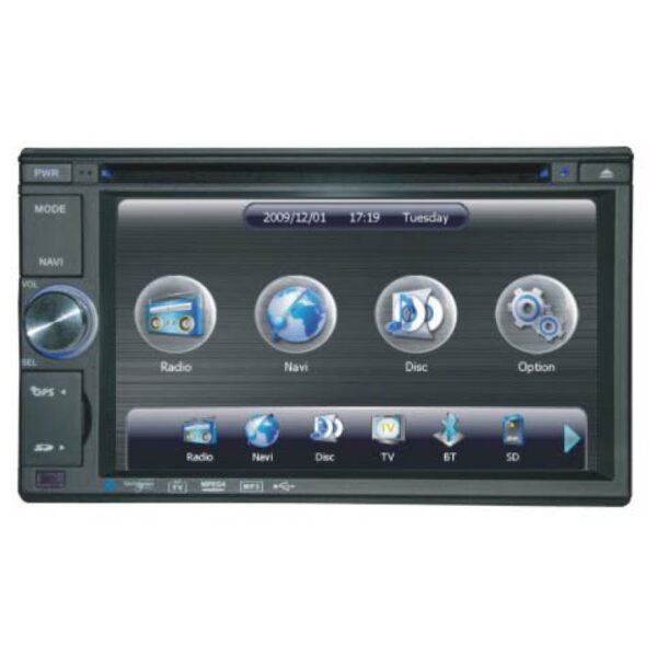 Rockmars ունիվերսալ սենսորային էկրան GPS DVD